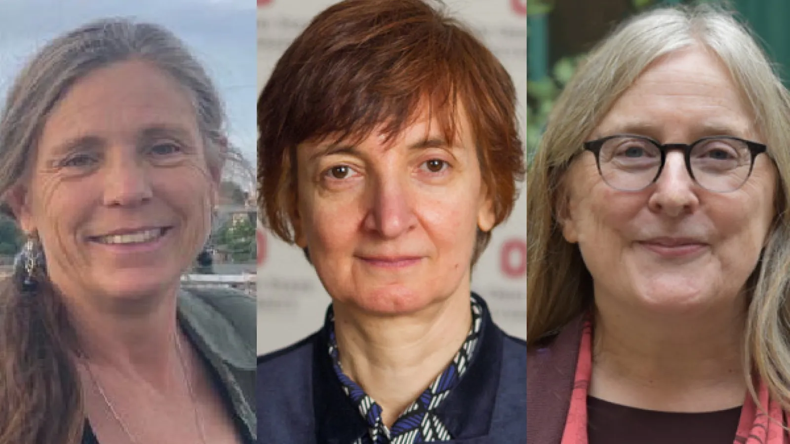 Portraits left to right: Angela Brintlinger, Yana Hashamova, and Dorothy Noyes