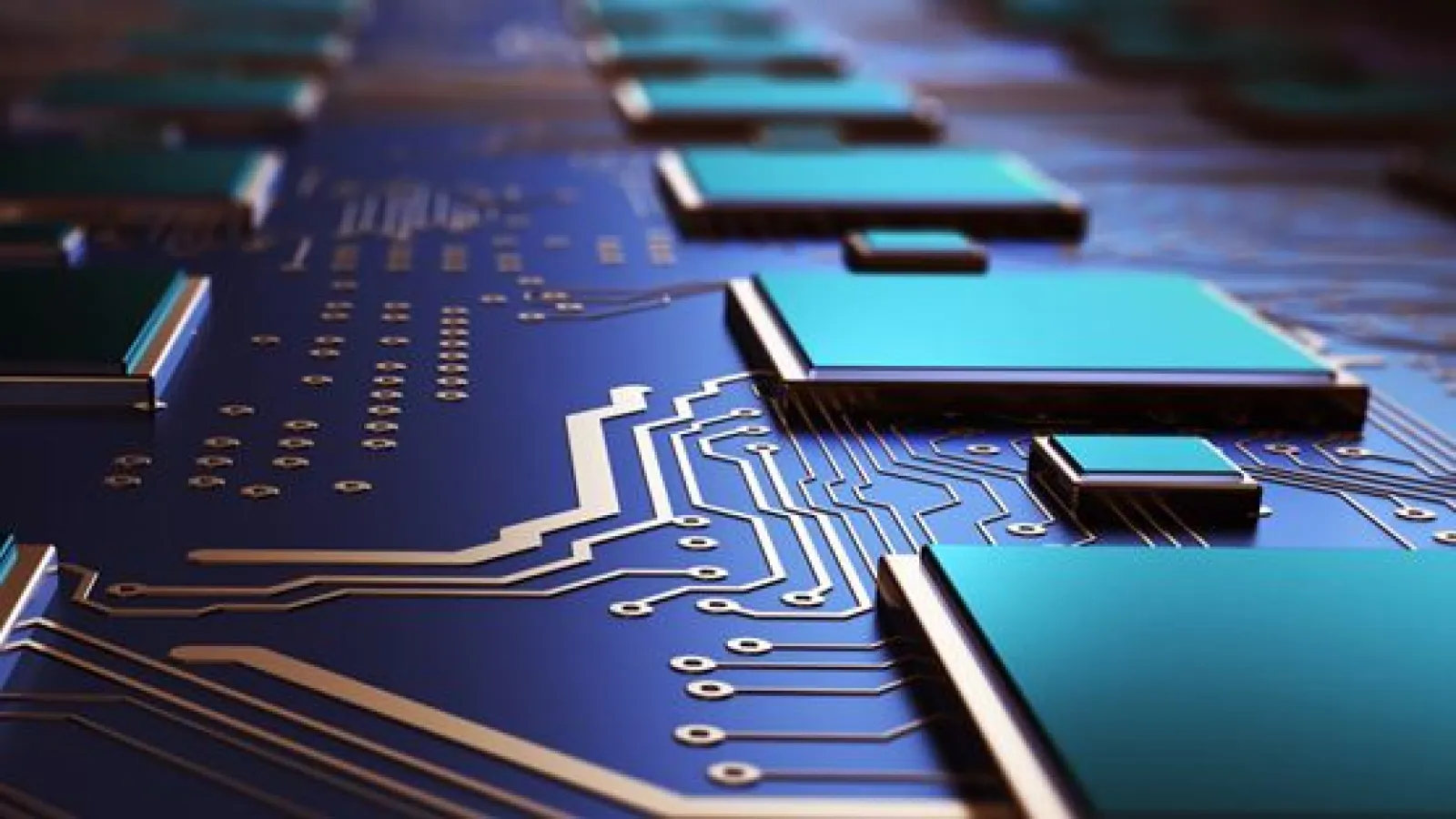 Close up of a circuit board
