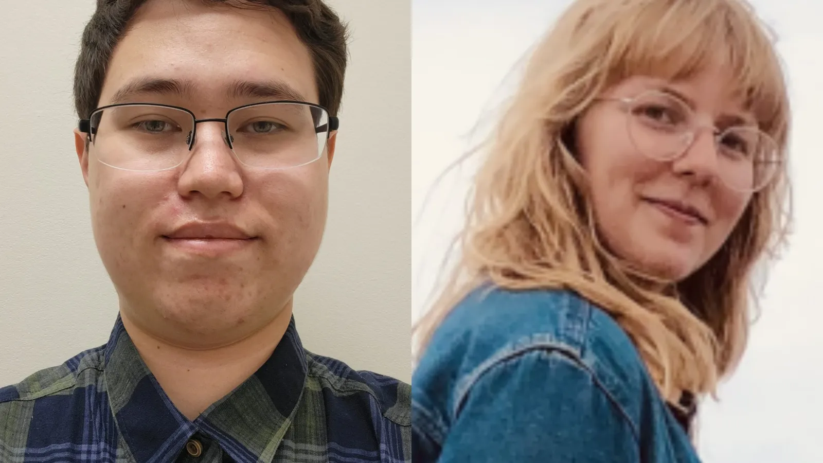 Left: Christopher Leger, right: Victoria Paige 