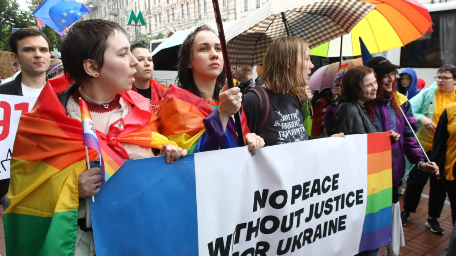 Participants at Kyiv Pride