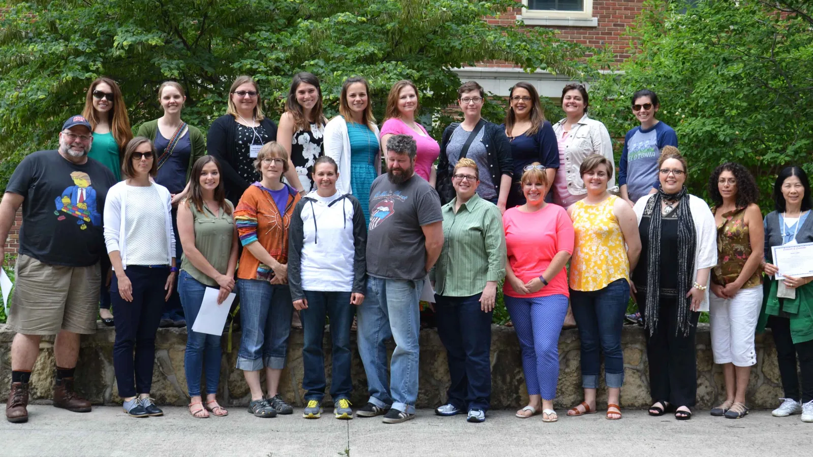 Group of 22 participating teachers